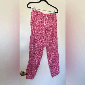 Victoria’s Secret Pink Print Flannel Pajama Pants with Pockets in Size Small